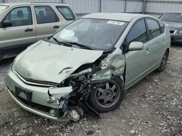 JTDKB20U677636716 - 2007 TOYOTA PRIUS GREEN photo 2