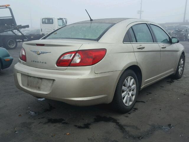 1C3LC46K87N600948 - 2007 CHRYSLER SEBRING GOLD photo 4