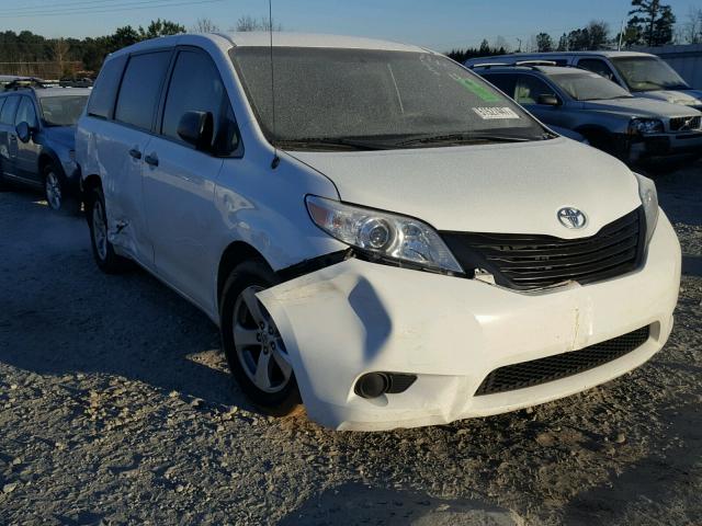 5TDZK3DC6ES408675 - 2014 TOYOTA SIENNA BAS WHITE photo 1