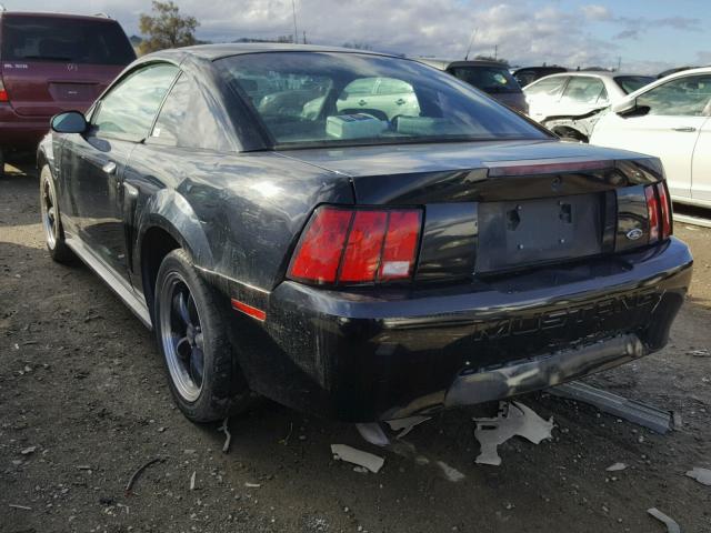 1FAFP40411F126291 - 2001 FORD MUSTANG BLACK photo 3