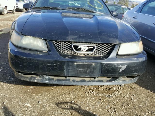 1FAFP40411F126291 - 2001 FORD MUSTANG BLACK photo 9