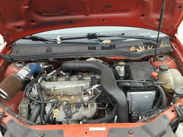 1G1AP18X387347888 - 2008 CHEVROLET COBALT SS RED photo 7