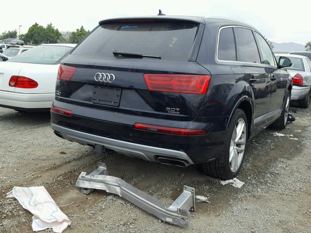 WA1VAAF70HD008613 - 2017 AUDI Q7 PRESTIG BLUE photo 4