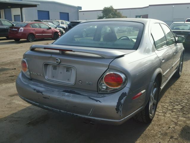 JN1DA31D63T500705 - 2003 NISSAN MAXIMA GLE GRAY photo 4