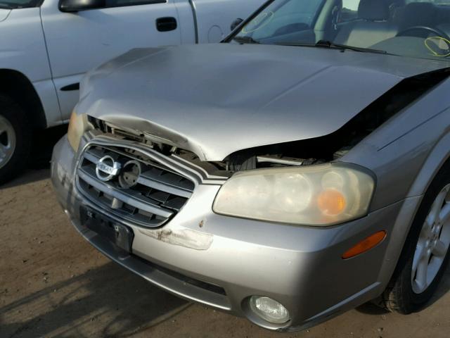 JN1DA31D63T500705 - 2003 NISSAN MAXIMA GLE GRAY photo 9