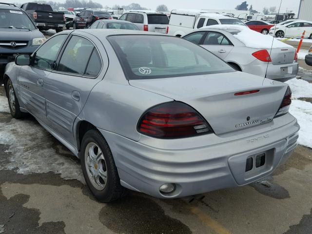 1G2NF52T3YM777967 - 2000 PONTIAC GRAND AM S SILVER photo 3