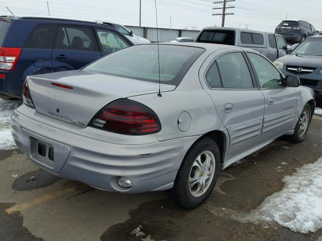 1G2NF52T3YM777967 - 2000 PONTIAC GRAND AM S SILVER photo 4