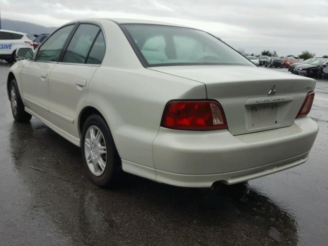 4A3AA46G03E166360 - 2003 MITSUBISHI GALANT ES WHITE photo 3