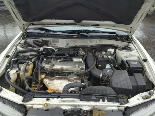 4A3AA46G03E166360 - 2003 MITSUBISHI GALANT ES WHITE photo 7