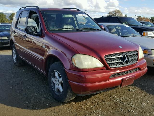 4JGAB54E3YA151160 - 2000 MERCEDES-BENZ ML 320 RED photo 1