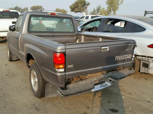 4F4YR12C6YTM26413 - 2000 MAZDA B2500 GRAY photo 3