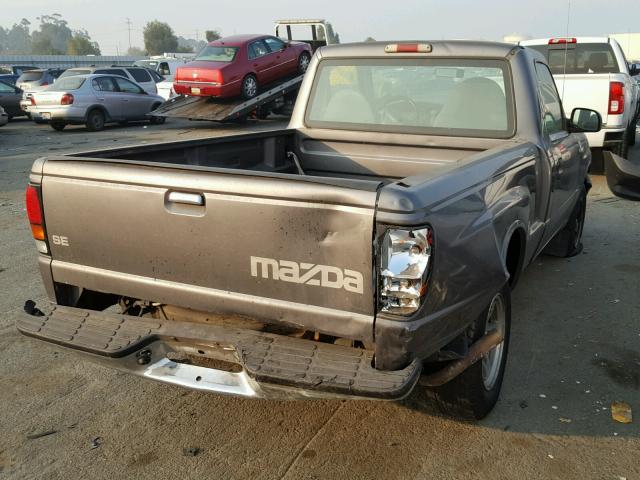 4F4YR12C6YTM26413 - 2000 MAZDA B2500 GRAY photo 4