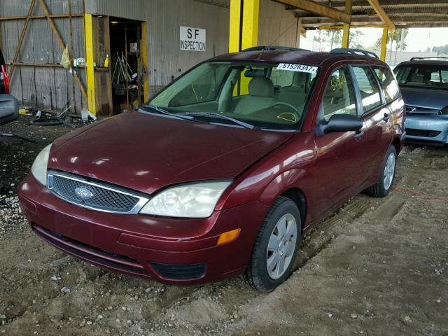 1FAFP36N86W123471 - 2006 FORD FOCUS ZXW RED photo 2