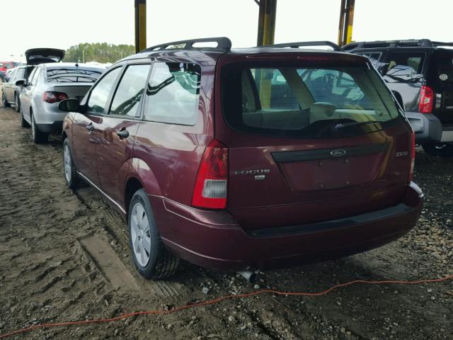 1FAFP36N86W123471 - 2006 FORD FOCUS ZXW RED photo 3