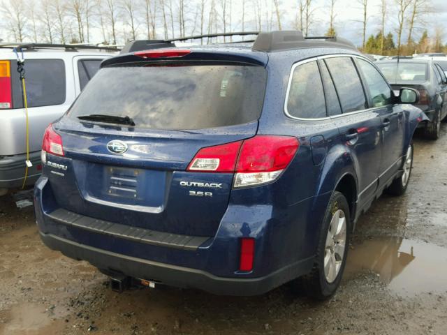 4S4BRDKC5A2321188 - 2010 SUBARU OUTBACK 3. BLUE photo 4