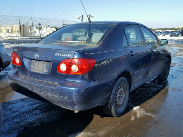 2T1BR32E85C426556 - 2005 TOYOTA COROLLA CE BLUE photo 4