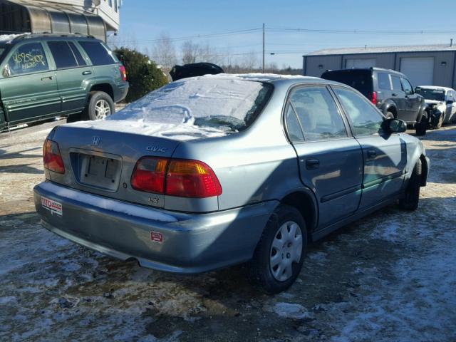 1HGEJ6672YL018294 - 2000 HONDA CIVIC LX TURQUOISE photo 4