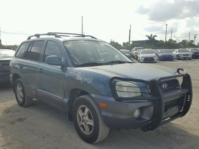 KM8SC13D33U431154 - 2003 HYUNDAI SANTA FE G GREEN photo 1