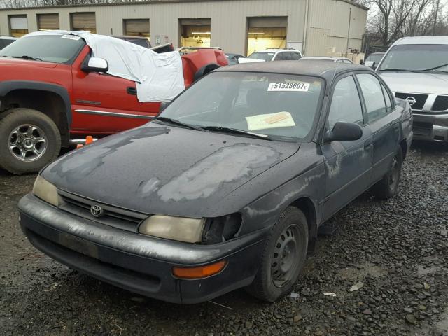 1NXAE09E1PZ090682 - 1993 TOYOTA COROLLA LE BLACK photo 2