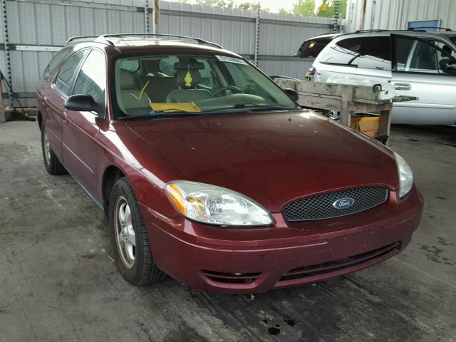 1FAHP58215A171154 - 2005 FORD TAURUS SE MAROON photo 1