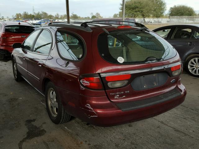 1FAHP58215A171154 - 2005 FORD TAURUS SE MAROON photo 3