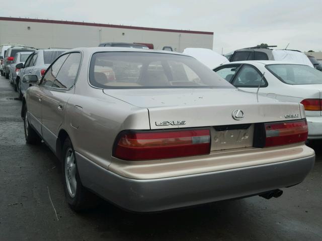 JT8BF12G0T0158428 - 1996 LEXUS ES 300 BEIGE photo 3