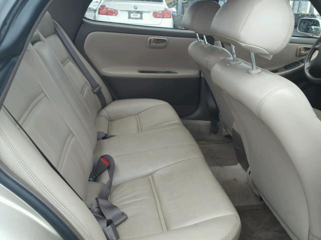 JT8BF12G0T0158428 - 1996 LEXUS ES 300 BEIGE photo 6