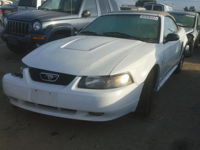 1FAFP44483F418758 - 2003 FORD MUSTANG WHITE photo 2