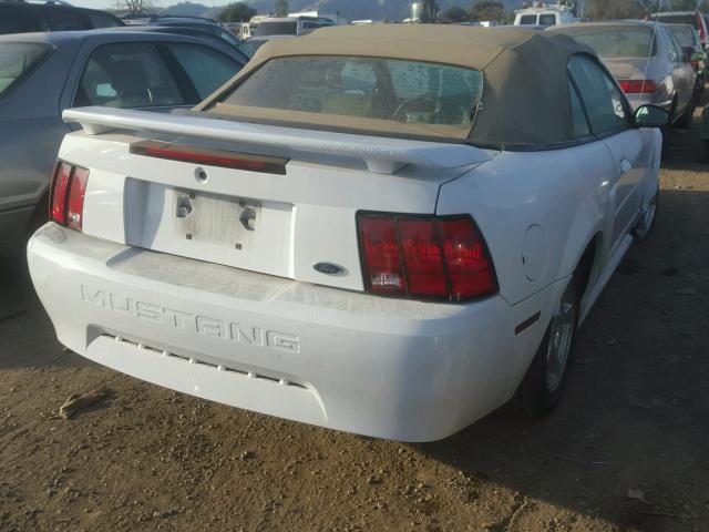 1FAFP44483F418758 - 2003 FORD MUSTANG WHITE photo 4