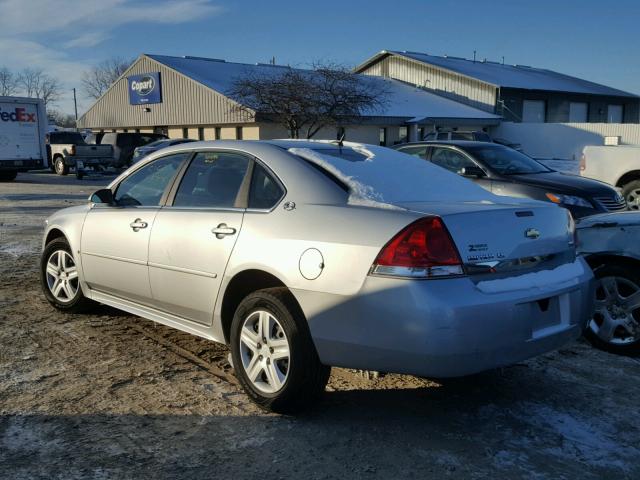 2G1WB57K591285605 - 2009 CHEVROLET IMPALA LS SILVER photo 3