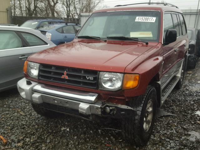 JA4MR51R1XJ001884 - 1999 MITSUBISHI MONTERO MAROON photo 2