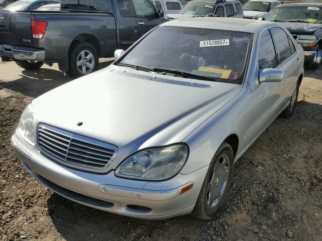 WDBNG78J31A164764 - 2001 MERCEDES-BENZ S 600 SILVER photo 2