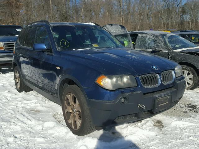 WBXPA93484WA30919 - 2004 BMW X3 3.0I BLUE photo 1