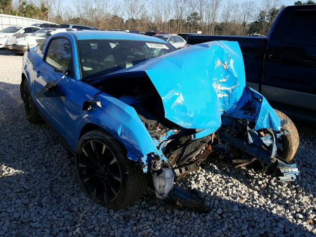 1ZVBP8AM4C5250964 - 2012 FORD MUSTANG BLUE photo 1