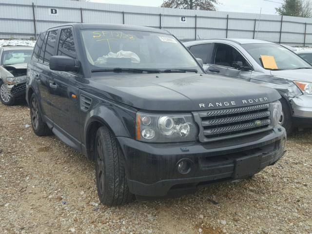 SALSK25458A125293 - 2008 LAND ROVER RANGE ROVE BLACK photo 1