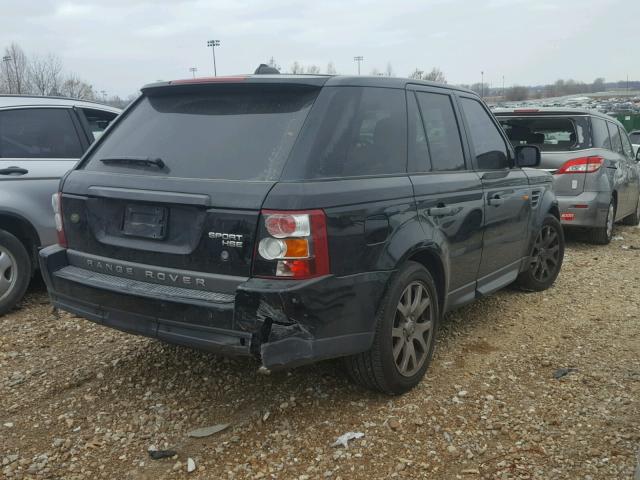 SALSK25458A125293 - 2008 LAND ROVER RANGE ROVE BLACK photo 4