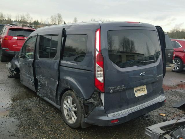 NM0GE9G71E1155842 - 2014 FORD TRANSIT CO BLUE photo 3