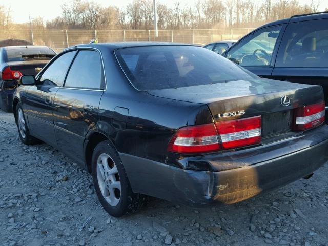 JT8BF28G510303893 - 2001 LEXUS ES 300 BLACK photo 3