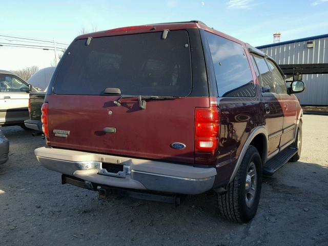 1FMPU18L8XLB05767 - 1999 FORD EXPEDITION BURGUNDY photo 4