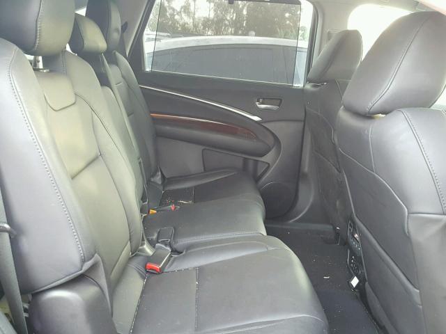 5FRYD3H60EB009600 - 2014 ACURA MDX TECHNO SILVER photo 6