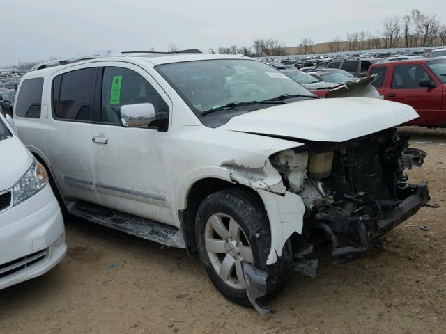 5N1BA0NC3AN602741 - 2010 NISSAN ARMADA SE WHITE photo 1