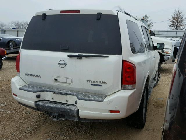 5N1BA0NC3AN602741 - 2010 NISSAN ARMADA SE WHITE photo 4