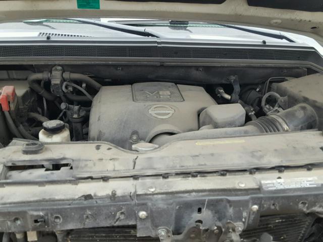 5N1BA0NC3AN602741 - 2010 NISSAN ARMADA SE WHITE photo 7