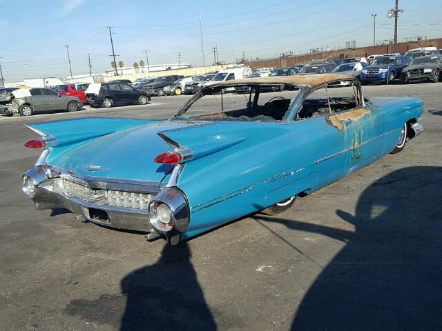 59J032522 - 1959 CADILLAC DEVILLE BLUE photo 4