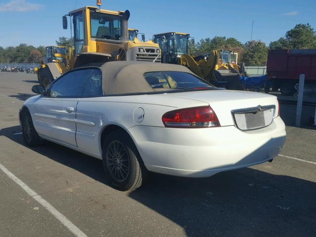 1C3EL55R66N153953 - 2006 CHRYSLER SEBRING TO WHITE photo 3