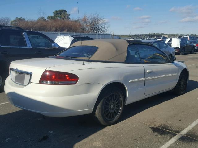 1C3EL55R66N153953 - 2006 CHRYSLER SEBRING TO WHITE photo 4