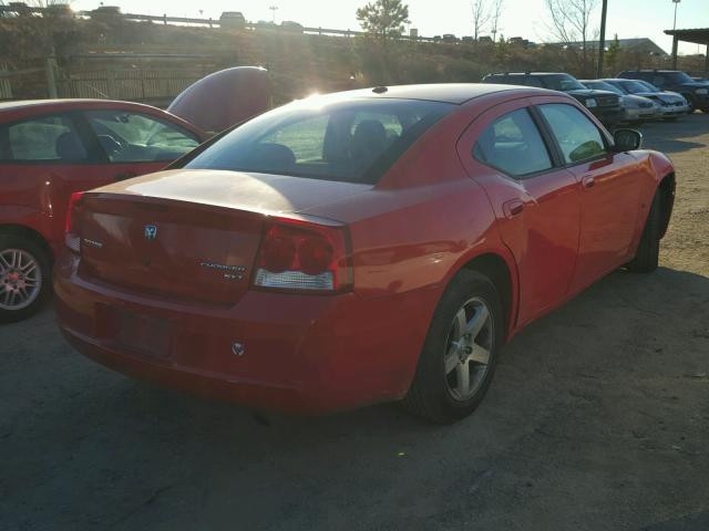 2B3KA33V89H544688 - 2009 DODGE CHARGER SX RED photo 4