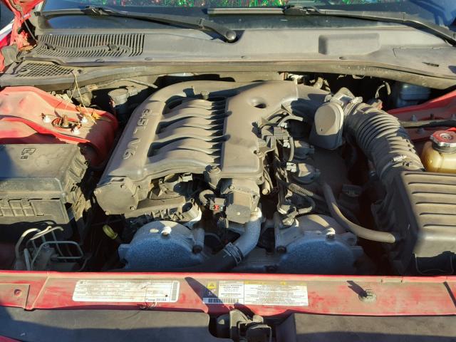 2B3KA33V89H544688 - 2009 DODGE CHARGER SX RED photo 7