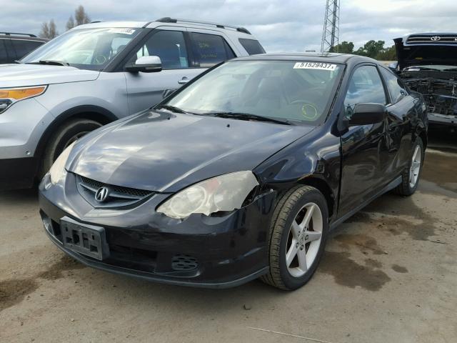 JH4DC54842C019964 - 2002 ACURA RSX BLACK photo 2