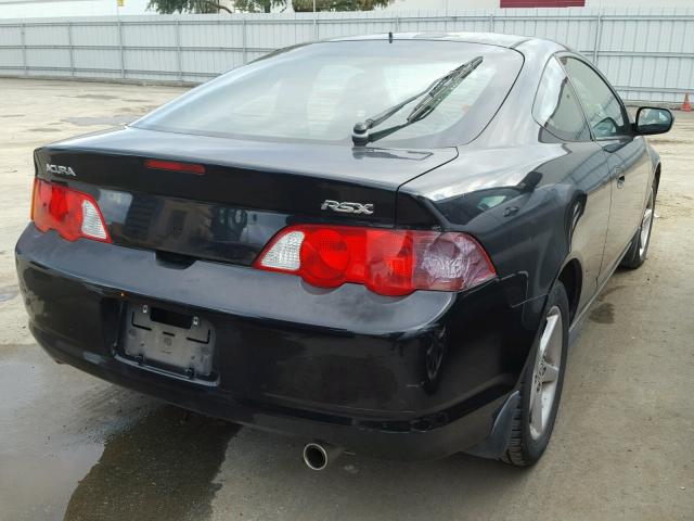 JH4DC54842C019964 - 2002 ACURA RSX BLACK photo 4